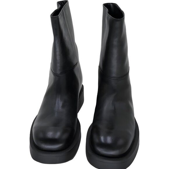 Schutz Jamie Black Round Toe Ankle Boots for Women US 7.5M - Picture 5 of 6